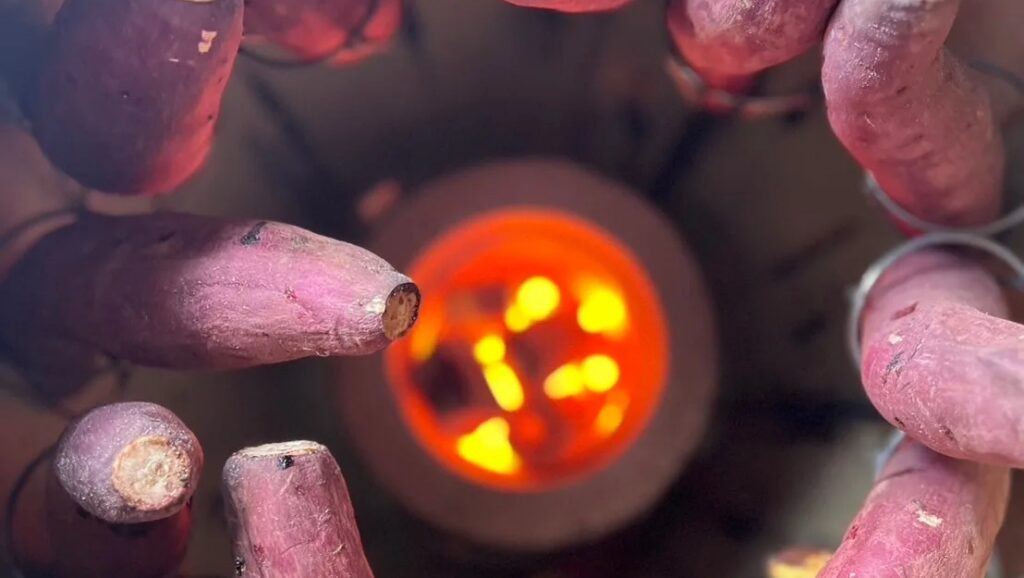 ツボの中