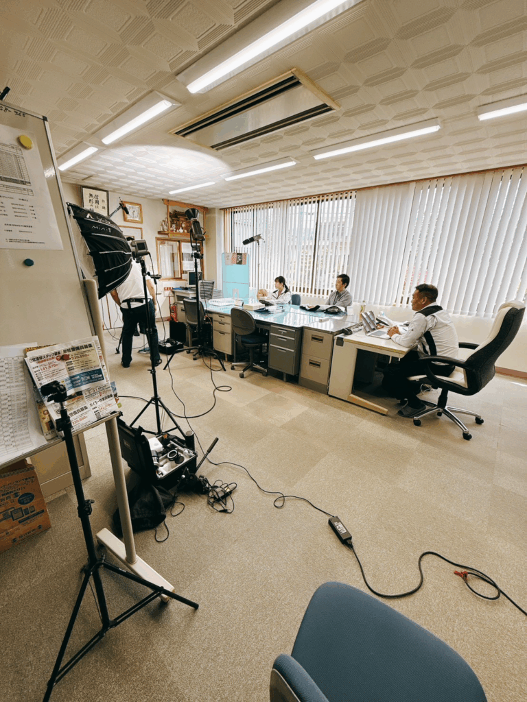株式会社クラフト撮影風景